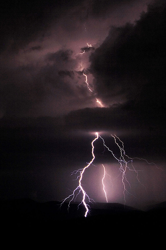 As once more the lightning lights up the sky