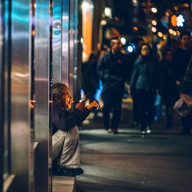 alone in a crowd by denn ice